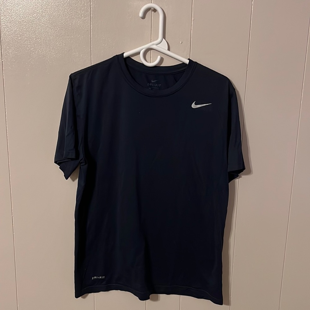 Nike Navy Dri-Fit Shirt Size:L
